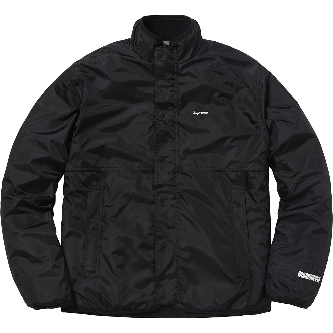 Reversible Logo Fleece Jacket view 15
